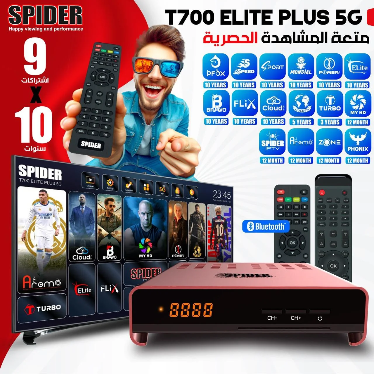 Spider T700 Elite Plus 5G